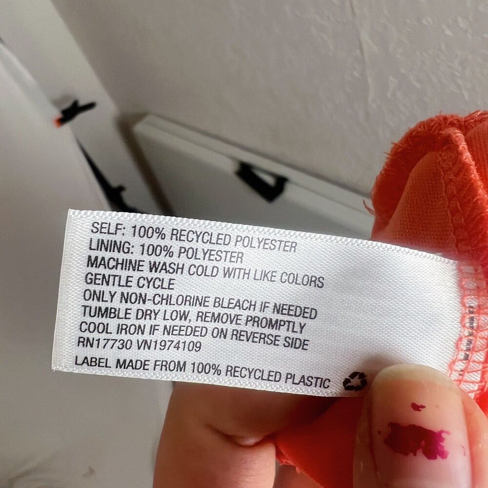 NWT Wild Fable Orange Yellow Ruffle Layered Summer Dress Fairycore Size L - Picture 6 of 6